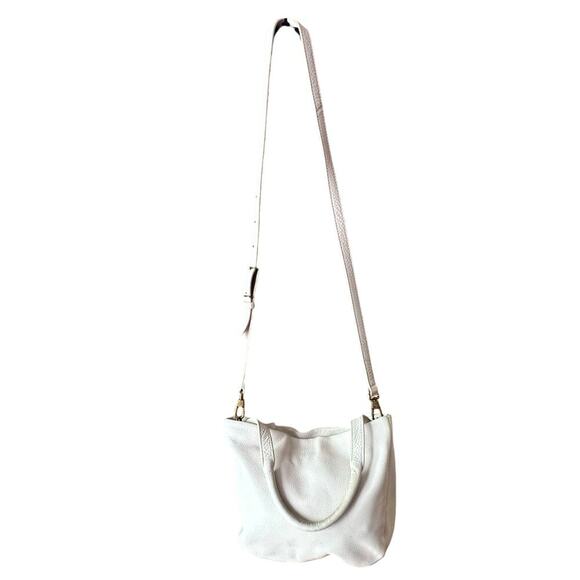 THE SAK COLLECTIVE x Womens White Leather Crossbody Purse - Picture 2 of 8